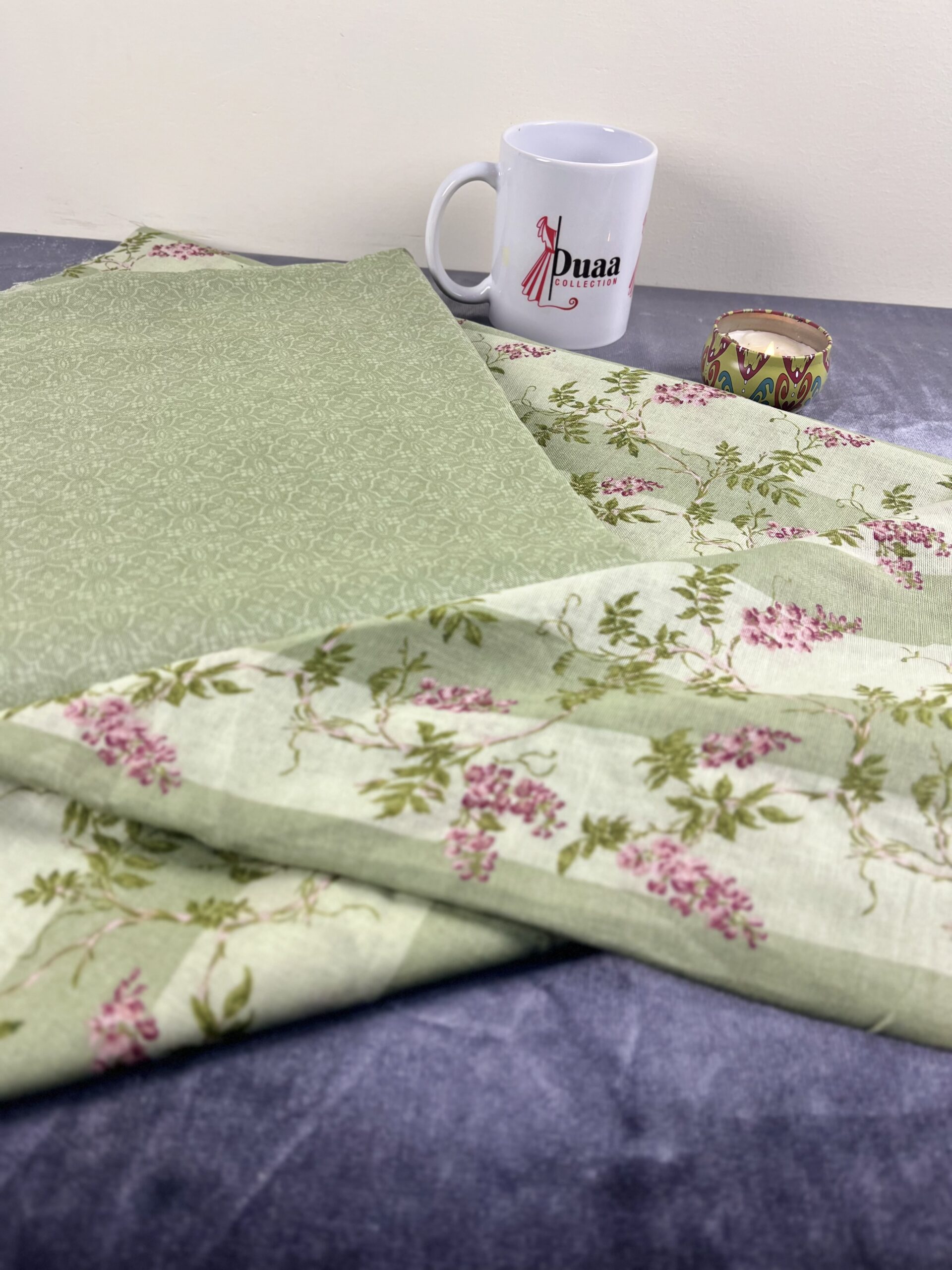 khaddar Unstitch 2 piece - Image 2