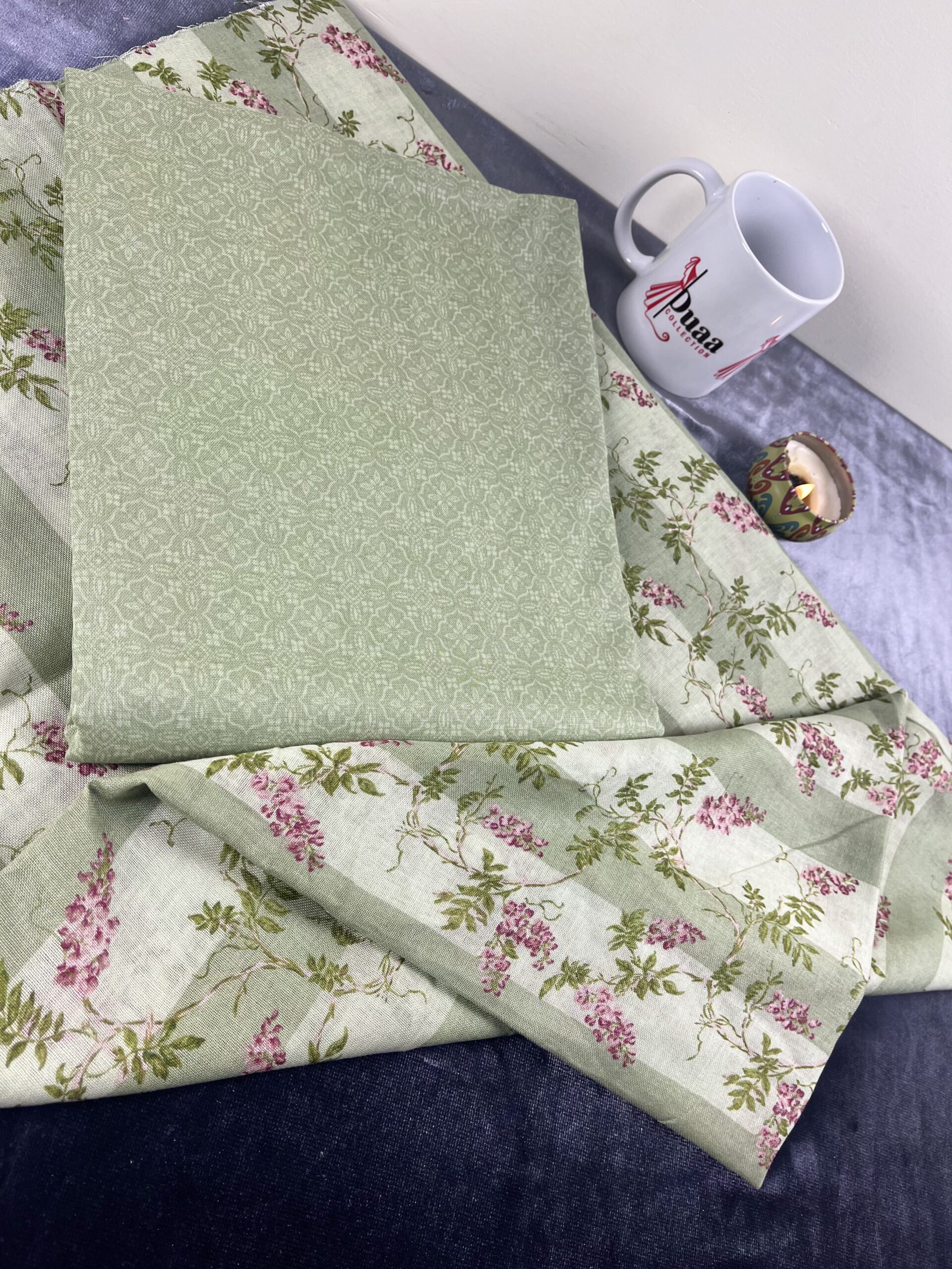 khaddar Unstitch 2 piece - Image 3